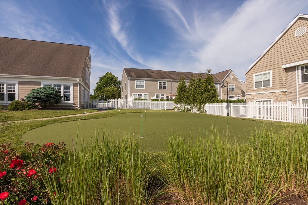 This is a photo of the putting green at Nantucket Apartments in Loveland, Ohio.