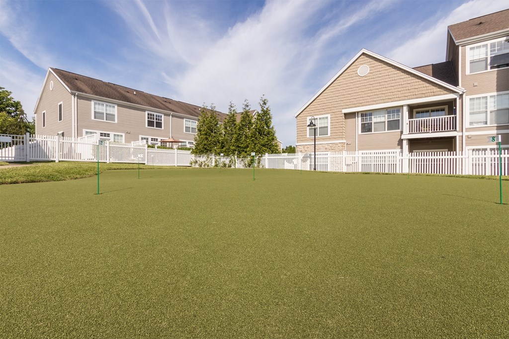 This is a photo of the putting green at Nantucket Apartments in Loveland, Ohio.