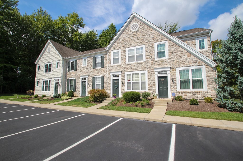 This is a picture of building exteriors at Nantucket Apartments, in Loveland, OH.