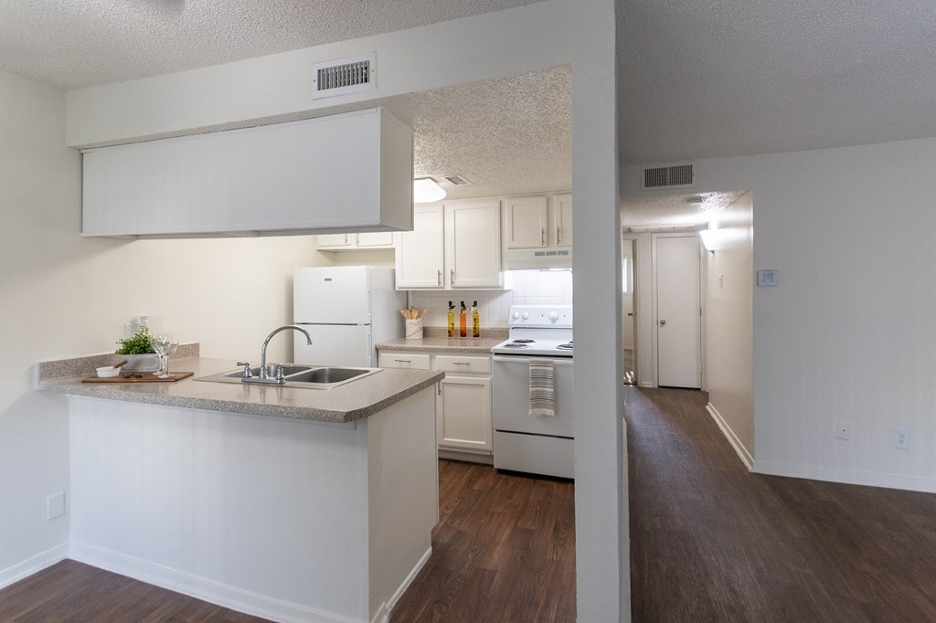 kitchen and hallway  at Princeton Court, Dallas, TX