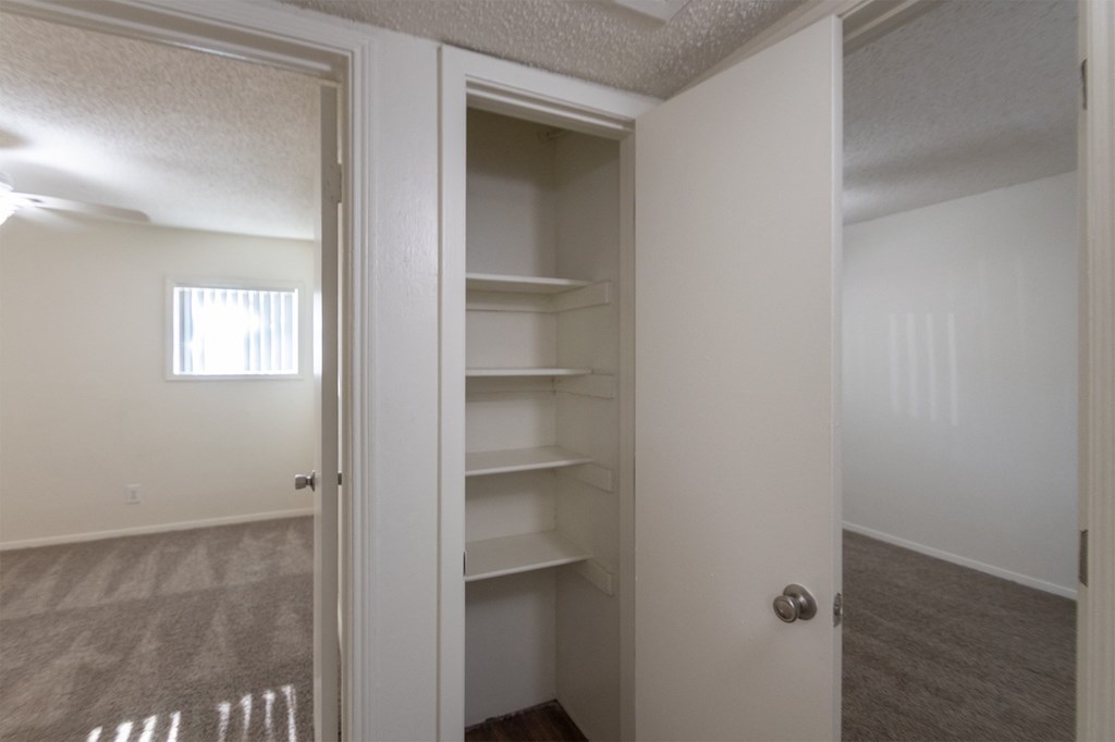hall closet  at Princeton Court, Dallas, TX