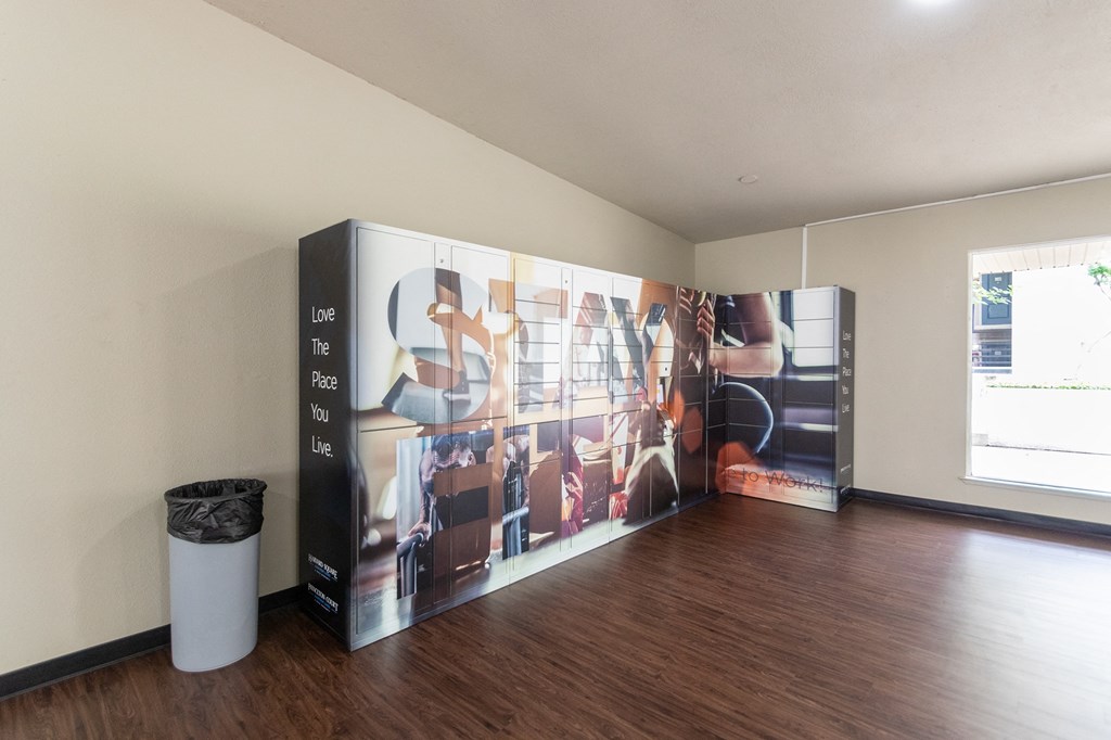 Fitness Center Lockage Area at Princeton Court, Dallas