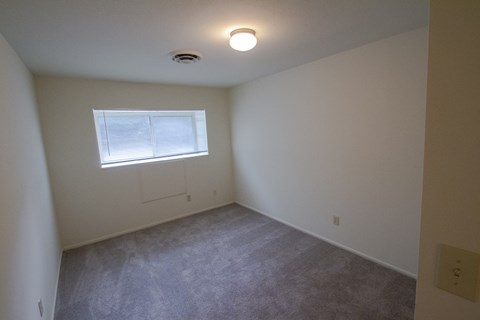 This is a photo of the second bedroom in a 849 square foot 2 bedroom, 2 bath apartment at Park Lane Apartments in Cincinnati, OH.
