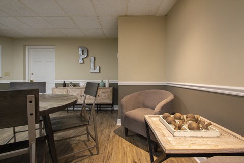 This is a photo of the resident social room at Park Lane Apartments in Cincinnati, OH.