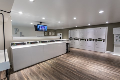 This is a photo of the clothes care center at Park Lane Apartments in Cincinnati, OH.