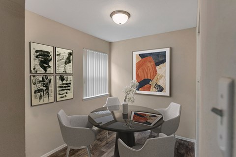Dining at Preston Park Apartments, Dallas, TX