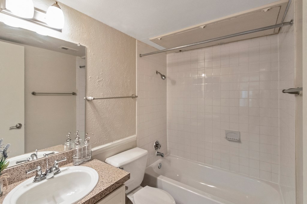 bathroom at Preston Park Apartments, Dallas, TX, 75240