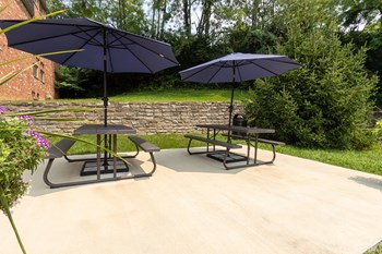 This is a photo of the picnic area at Romaine Court Apartments in the Oakley neighborhood of Cincinnati, Ohio. - Photo Gallery 38