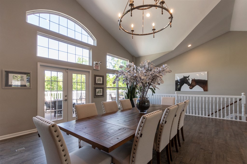 This is a photo of the resident clubhouse at Trails of Saddlebrook Apartments in Florence, KY.