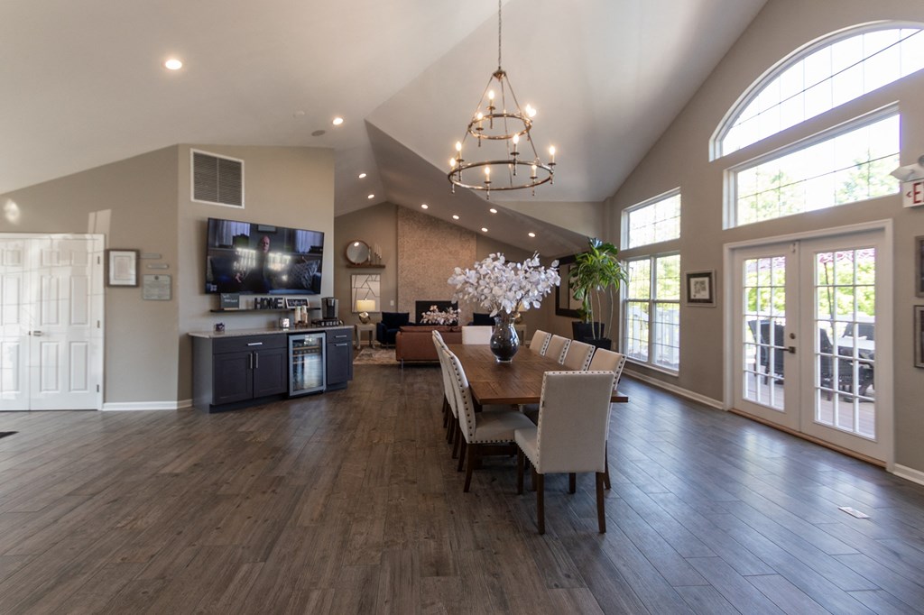 This is a photo of the resident clubhouse at Trails of Saddlebrook Apartments in Florence, KY.