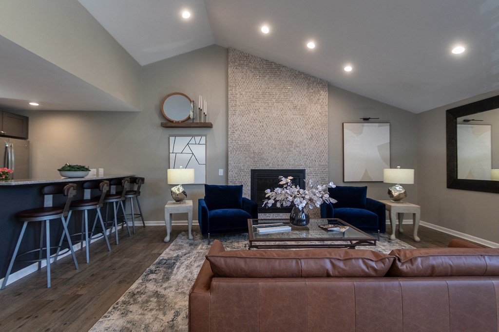 This is a photo of the resident clubhouse at Trails of Saddlebrook Apartments in Florence, KY.