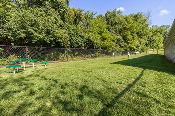 This is a photo of off-leash dog park at Trails of Saddlebrook Apartments in Florence, KY.