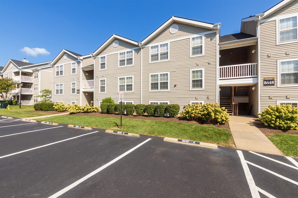 This is a photo of building exteriors/grounds at Trails of Saddlebrook Apartments in Florence, KY.