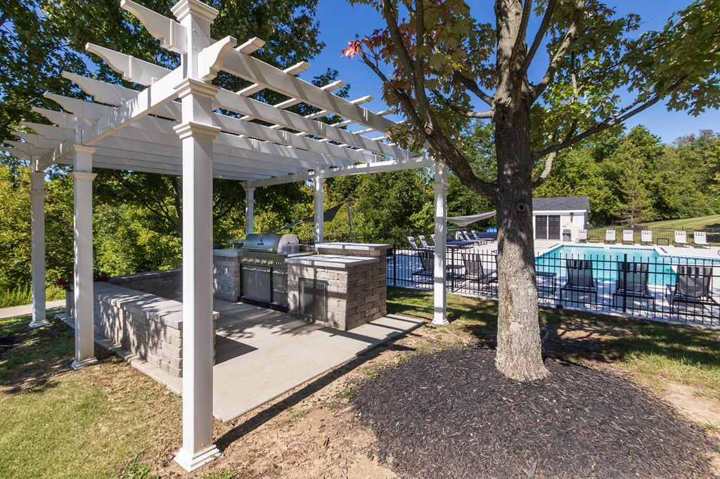 This is a photo of the grilling station (gas) at Trails of Saddlebrook Apartments in Florence, KY.