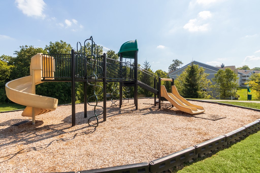 This is a photo of playground at Trails of Saddlebrook Apartments in Florence, KY.