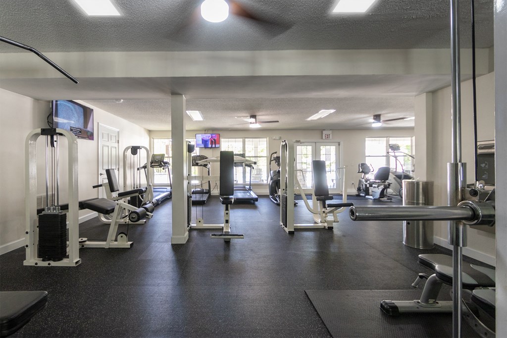 This is a photo of the 24-hour fitness center at Trails of Saddlebrook in Florence, KY.