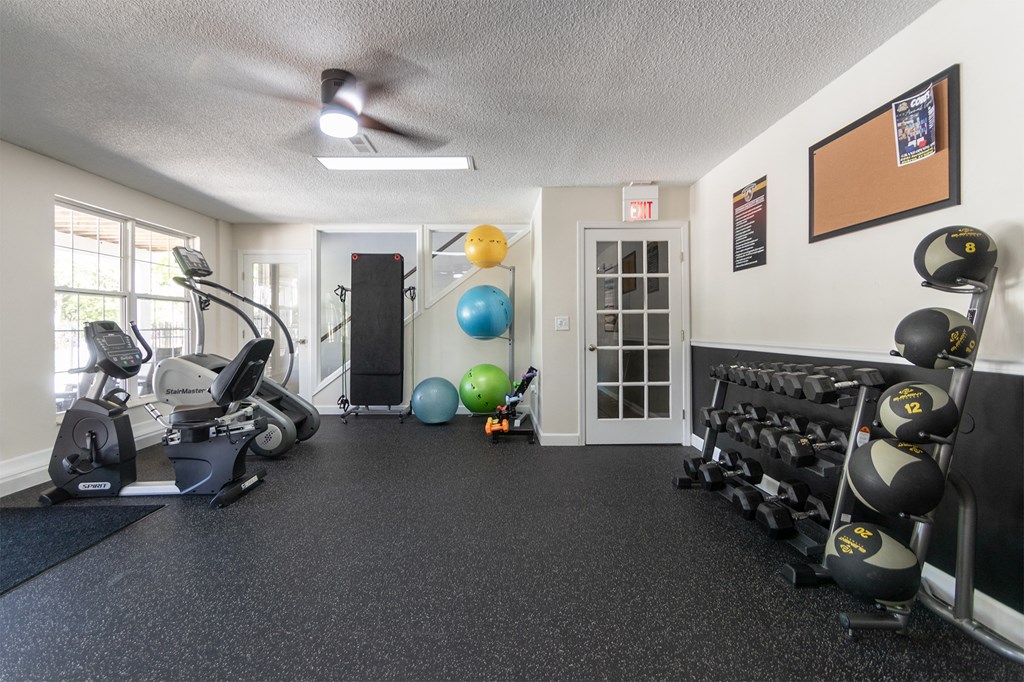 This is a photo of the 24-hour fitness center at Trails of Saddlebrook in Florence, KY.