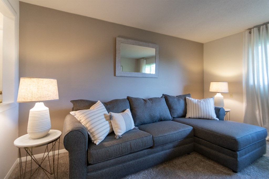 Modern Living Room at Village East, Franklin, OH