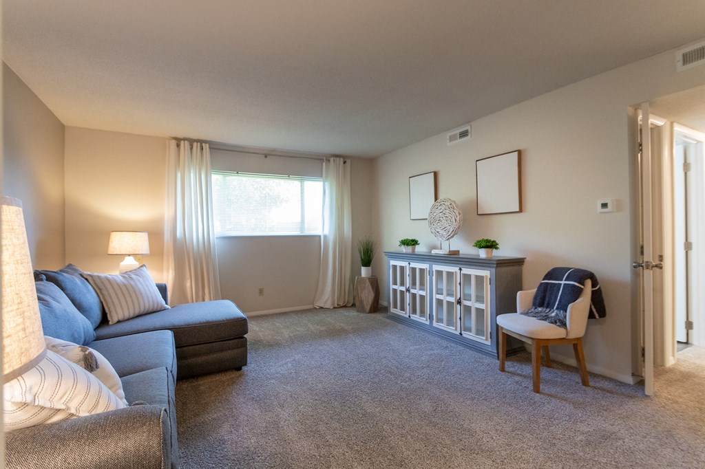 Spacious Living Area at Village East, Franklin, OH, 45005