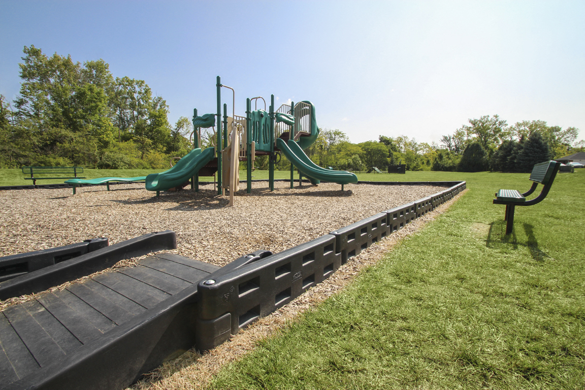 This is a photo of the playground at Place Apartments in Washington Township, OH
