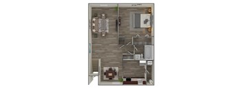 1 bed 1 bath A at Brookshire Trace Townhomes Apartments, Philadelphia