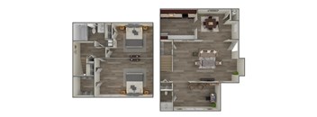 2 bed 2 bath at Brookshire Trace Townhomes Apartments, Pennsylvania, 19116