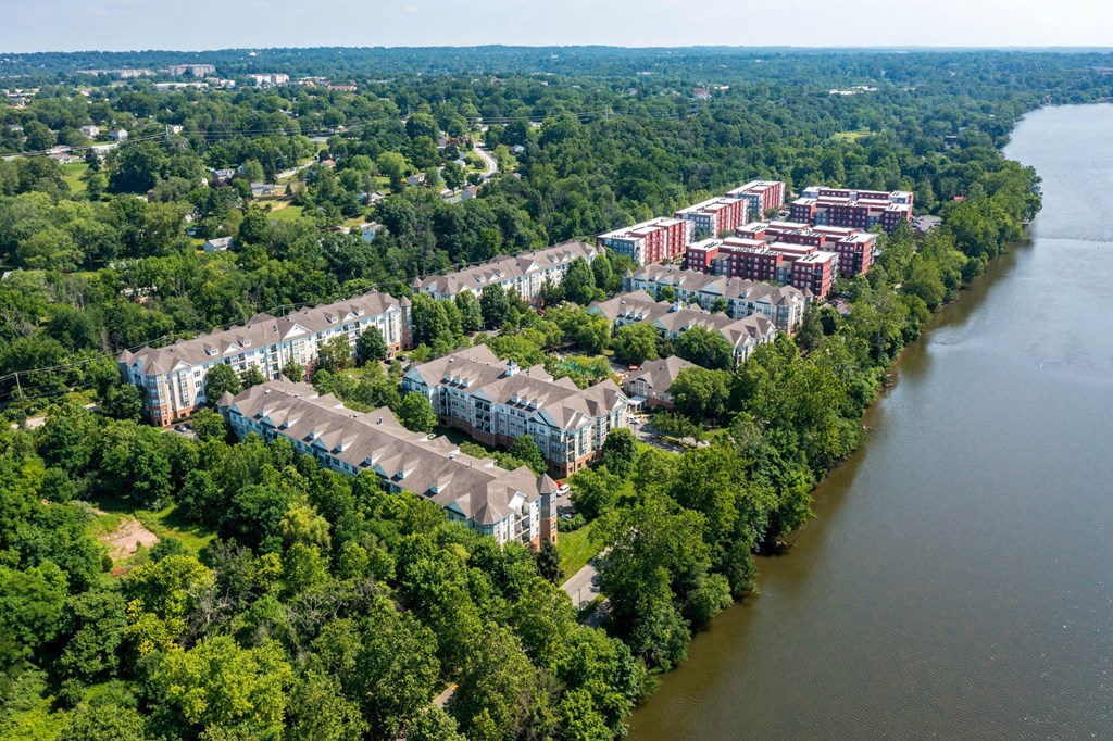 Aerial River View at Riverview Landing @ Valley Forge, Eagleville, PA, 19403