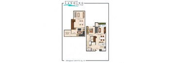 Abington Floor Plan at Riverview Landing @ Valley Forge, Eagleville, PA 19403