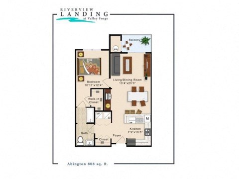 Abington Floor Plan at Riverview Landing @ Valley Forge, Eagleville