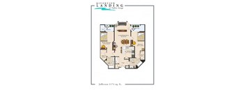 Jefferson Floor Plan at Riverview Landing @ Valley Forge, Pennsylvania