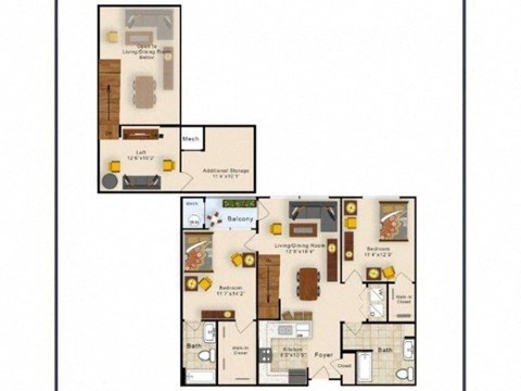 Lancaster Floor Plan at Riverview Landing @ Valley Forge, Eagleville Pennsylvania