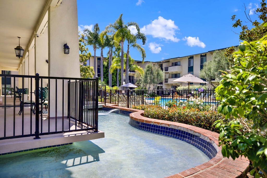 a swimming pool at the resort at longboat key club at Willow Tree Apartments, Torrance, CA, 90505