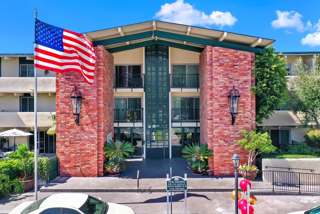 the building in which the hotel is located  at Willow Tree Apartments, California, 90505