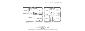 Floor Plans 1st and 2nd Floors