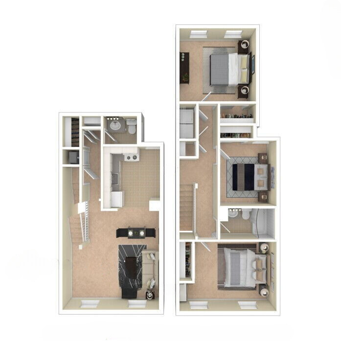 3 Bedroom 50%