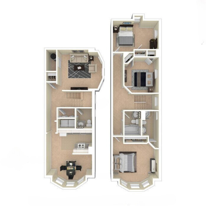 3 Bedroom 70%