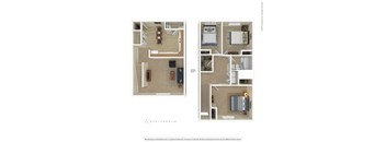 a difference between a studio and a 1 bedroom floor plan