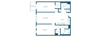 2Bed/2Bath S - Premium