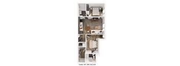 A series of images showing different floor plans of a house.