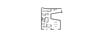 A drawing of a floor plan for Unit K shows a living area, kitchen, two bedrooms, and two bathrooms.