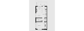 the floor plan of the apartment
