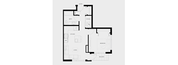floor plan of the apartment with black and white floor plans