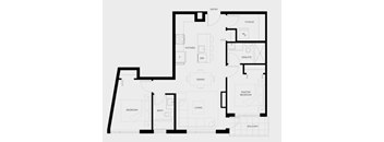 the floor plan of the residence