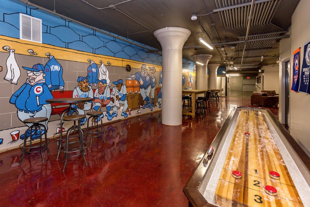 Have Fun In Game Room at Ballyard Lofts, Indigo Living, IA, Iowa