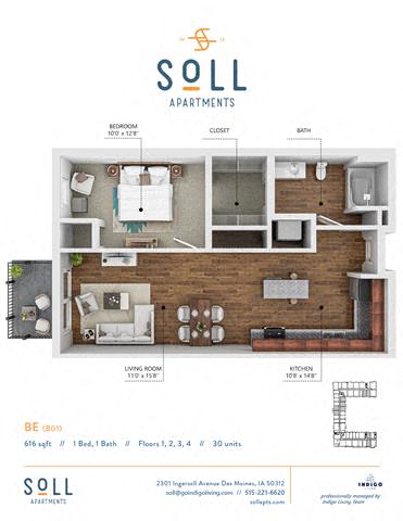A3 Floor Plan at Soll, Iowa, 50312