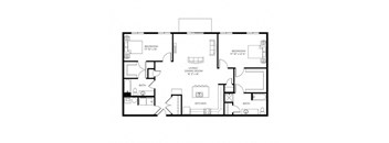 2Bed 2Bath-A at Meadowlark Place Apartments, IA, 50111