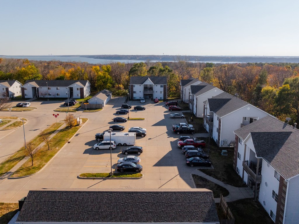 Drone Parking View at Saylorville Lakeside, Polk City, IA, 50226