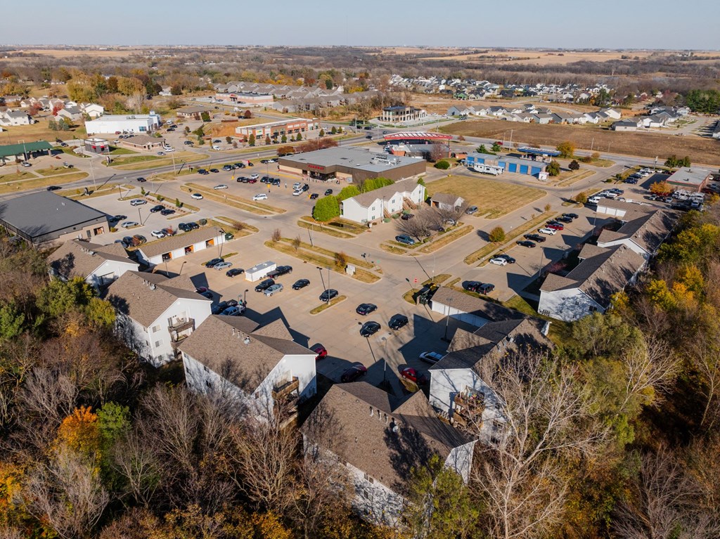 Drone View at Saylorville Lakeside, Iowa