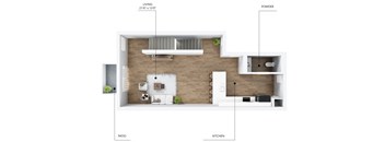 B21 Floor Plan at Linc, Iowa, 50309