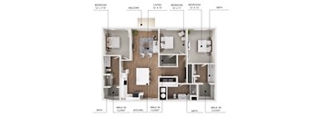 C7 Floor Plan at Linc, Iowa   